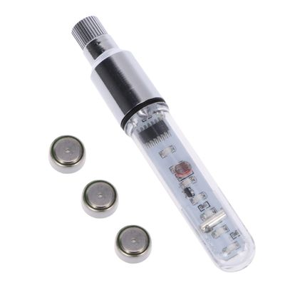 GOOHOCHY Bike Led Gas Nozzle Light Patterns Wheel Decorative Light for Night Riding Easy to Install Eye-catching Blue Cycling Accessory