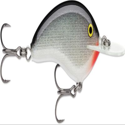 Rapala Ott's Garage Deep Tiny Crankbait, Deep Diving Hard Bait, Bass Fishing Lure, Tight Wobble Action, 2-1/4", Silver