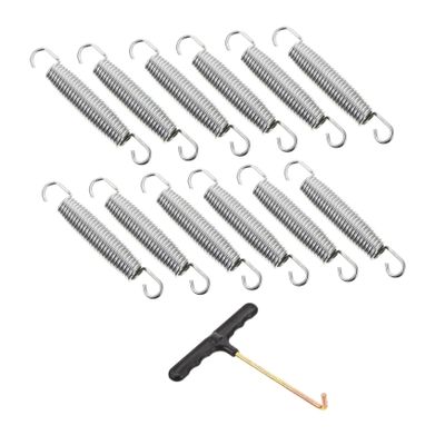 HANABASS Galvanized Trampoline Spring Replacement Sturdy Extension Springs Hook for Trampoline