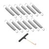 HANABASS Galvanized Trampoline Spring Replacement Sturdy Extension Springs Hook for Trampoline