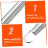 HANABASS Galvanized Trampoline Spring Replacement Sturdy Extension Springs Hook for Trampoline view 3