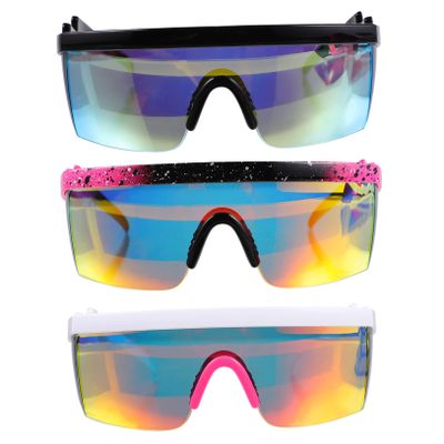 BESPORTBLE 3pcs Vintage Outdoor Sunglasses Lightweight Eyewear for Cycling Camping and Hiking Practical Unisex Glasses Timeless Design for Active Lifestyles