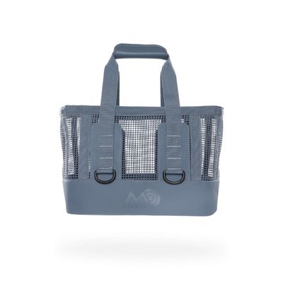 MISSION Boat Gear CASSI Heavy-Duty Outdoor Tote and Waterproof Marine-Grade Mesh Boat Bags (23 Liter, Steel Blue)