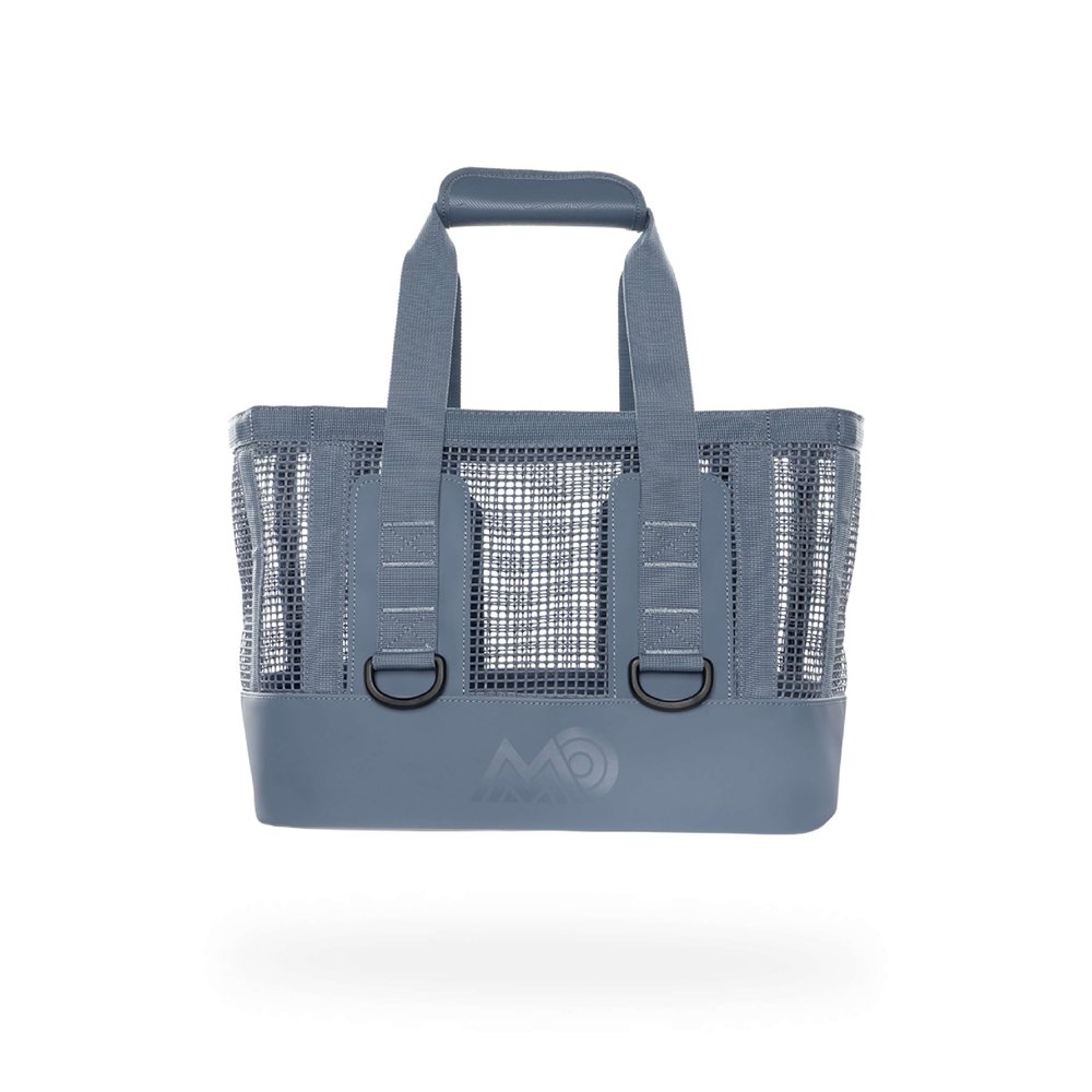 MISSION Boat Gear CASSI Heavy-Duty Outdoor Tote and Waterproof Marine-Grade Mesh Boat Bags (23 Liter, Steel Blue)
