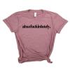 Absofuckinlutely - Fck Off T Shirt, Absofuckinglutely Inappropriate Shirt, Vulgar Sassy shirt, Statement Shirt Offensive T Shirts, funny gift ideas, Sarcastic shirt view 4