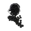 3Skull .43 Cal or .50 Cal or .68 Cal Rubber Balls New Reusable Training Rubber Balls for Paintball Guns (.50, 100), Black view 1