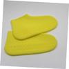 BESPORTBLE Silicone Shoes Cover Anti-Slip Overshoes for Men Women Durable Rainproof Footwear Protector Reusable Compact Design for Outdoor Activities Yellow view 2