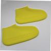 BESPORTBLE Silicone Shoes Cover Anti-Slip Overshoes for Men Women Durable Rainproof Footwear Protector Reusable Compact Design for Outdoor Activities Yellow view 3