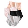 Generic 4 Pack Women's Seamless Hipster Underwear No Show Panties High Waisted Invisibles Briefs Soft Stretch Bikini Underwears, Medium view 1