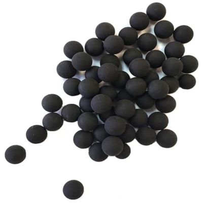 3Skull .43 Cal or .50 Cal or .68 Cal Rubber Balls New Reusable Training Rubber Balls for Paintball Guns (.43, 100), Black