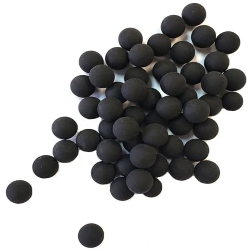 3Skull .43 Cal or .50 Cal or .68 Cal Rubber Balls New Reusable Training Rubber Balls for Paintball Guns (.43, 100), Black