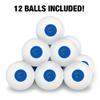 University of New England Nor'easters Logo Novelty Table Tennis Ping Pong Ball 12 Pack with Storage Bag view 3