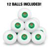 Green Lantern Cute Chibi Character Novelty Table Tennis Ping Pong Ball 12 Pack with Storage Bag view 3