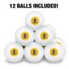 Murray State University Secondary Logo Novelty Table Tennis Ping Pong Ball 12 Pack with Storage Bag view 3