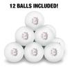 Cherry Blossom Tree Pink Japanese Novelty Table Tennis Ping Pong Ball 12 Pack with Storage Bag view 3