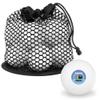 Black Cat Staring at Betta Fish Bowl Novelty Table Tennis Ping Pong Ball 12 Pack with Storage Bag
