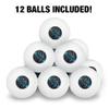Justice League Black Lightning Character Novelty Table Tennis Ping Pong Ball 12 Pack with Storage Bag view 3