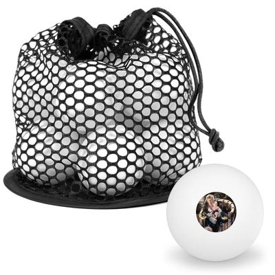 Labyrinth Goblin King On Throne With Baby David Bowie Jareth Toby Novelty Table Tennis Ping Pong Ball 12 Pack with Storage Bag