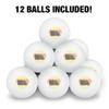 Chubby British Short Hair Grey Cat Novelty Table Tennis Ping Pong Ball 12 Pack with Storage Bag view 3