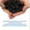 3Skull .43 Cal or .50 Cal or .68 Cal Rubber Balls New Reusable Training Rubber Balls for Paintball Guns (.68, 100), Black view 3