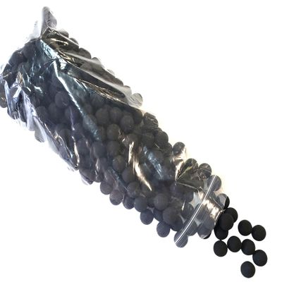 3Skull .50 Cal Reusable Training Rubber Balls for Paintball Guns, Black - Pack of 500