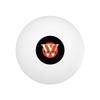 Wartburg College Secondary Logo Novelty Table Tennis Ping Pong Ball 12 Pack with Storage Bag view 2