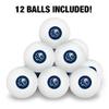 University of Arkansas - Fort Smith Primary Logo Novelty Table Tennis Ping Pong Ball 12 Pack with Storage Bag view 3