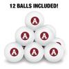 Alma College Primary Logo Novelty Table Tennis Ping Pong Ball 12 Pack with Storage Bag view 3