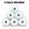 Babson College Secondary Logo Novelty Table Tennis Ping Pong Ball 12 Pack with Storage Bag view 3