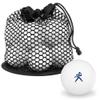Washburn University Secondary Logo Novelty Table Tennis Ping Pong Ball 12 Pack with Storage Bag view 1