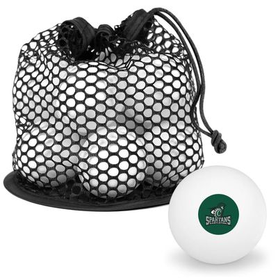 Castleton University Primary Logo Novelty Table Tennis Ping Pong Ball 12 Pack with Storage Bag