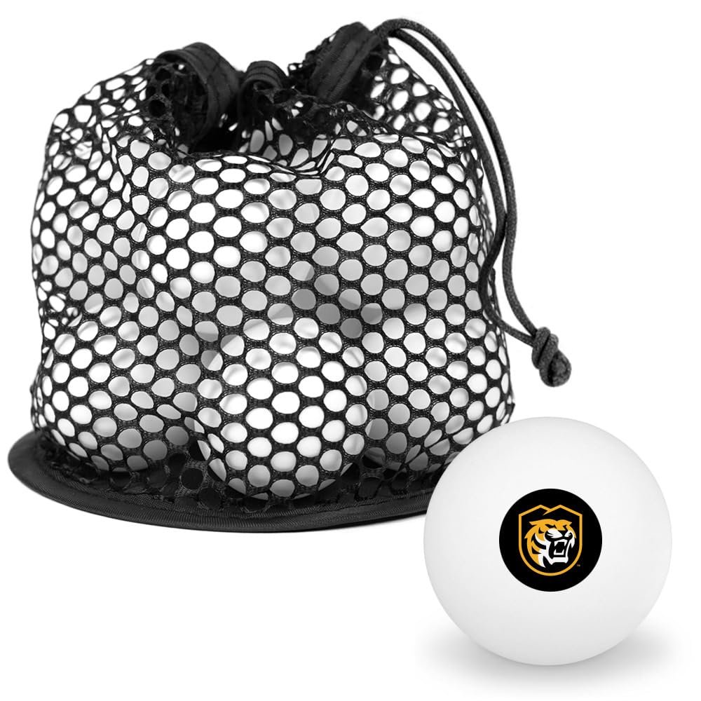 Colorado College Primary Logo Novelty Table Tennis Ping Pong Ball 12 Pack with Storage Bag