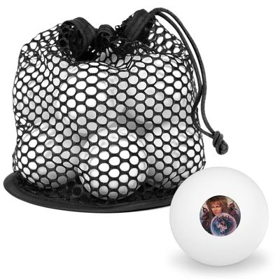 Labyrinth Crystal Ball Goblin King Jareth David Bowie Novelty Table Tennis Ping Pong Ball 12 Pack with Storage Bag