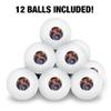 Labyrinth Crystal Ball Goblin King Jareth David Bowie Novelty Table Tennis Ping Pong Ball 12 Pack with Storage Bag view 3
