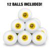 California State University Los Angeles Primary Logo Novelty Table Tennis Ping Pong Ball 12 Pack with Storage Bag view 3