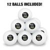 Native Land Wolves,Deer and Eagle Novelty Table Tennis Ping Pong Ball 12 Pack with Storage Bag view 3