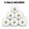 Root Beer Float Novelty Table Tennis Ping Pong Ball 12 Pack with Storage Bag view 3