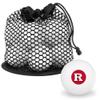 Rutgers Scarlet Knights Logo Novelty Table Tennis Ping Pong Ball 12 Pack with Storage Bag view 1