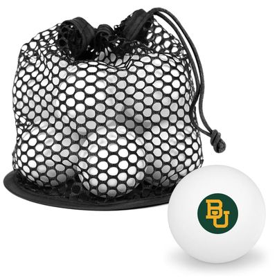 Baylor University Primary Logo Novelty Table Tennis Ping Pong Ball 12 Pack with Storage Bag