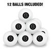 California State University Los Angeles Secondary Logo Novelty Table Tennis Ping Pong Ball 12 Pack with Storage Bag view 3