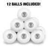 Santa Made Me Do It Novelty Table Tennis Ping Pong Ball 12 Pack with Storage Bag view 3