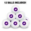 Ashland University Primary Logo Novelty Table Tennis Ping Pong Ball 12 Pack with Storage Bag view 3