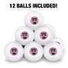 Batman Catwoman Cute Chibi Character Novelty Table Tennis Ping Pong Ball 12 Pack with Storage Bag view 3