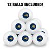 Averett University Primary Logo Novelty Table Tennis Ping Pong Ball 12 Pack with Storage Bag view 3