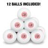 Cows are Friends Not Food Vegan Vegetarian Funny Humor Novelty Table Tennis Ping Pong Ball 12 Pack with Storage Bag view 3