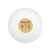 Gold Spotted Leopard Face Novelty Table Tennis Ping Pong Ball 12 Pack with Storage Bag view 2
