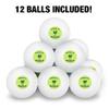 Everyday I'm Brusselin' Brussels Sprouts Hustling Funny Humor Novelty Table Tennis Ping Pong Ball 12 Pack with Storage Bag view 3