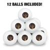 Deer with American Flag Novelty Table Tennis Ping Pong Ball 12 Pack with Storage Bag view 3