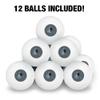 Dalton State College Secondary Logo Novelty Table Tennis Ping Pong Ball 12 Pack with Storage Bag view 3