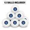University of Nebraska at Kearney Lopers Logo Novelty Table Tennis Ping Pong Ball 12 Pack with Storage Bag view 3